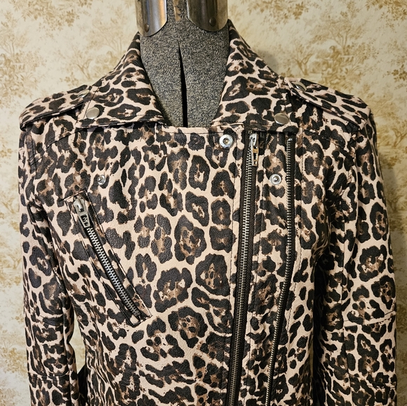 Colleen Lopez Small Faux Leather Moto Jacket - Picture 15 of 16